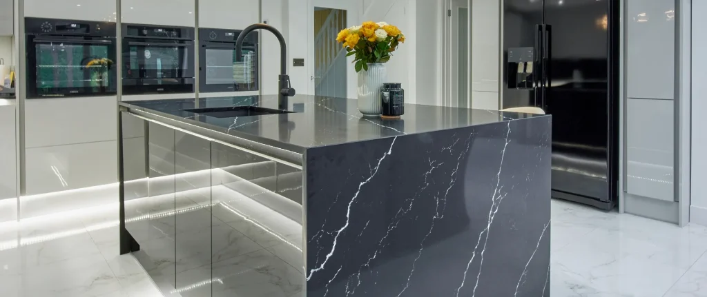 worktop in kitchen