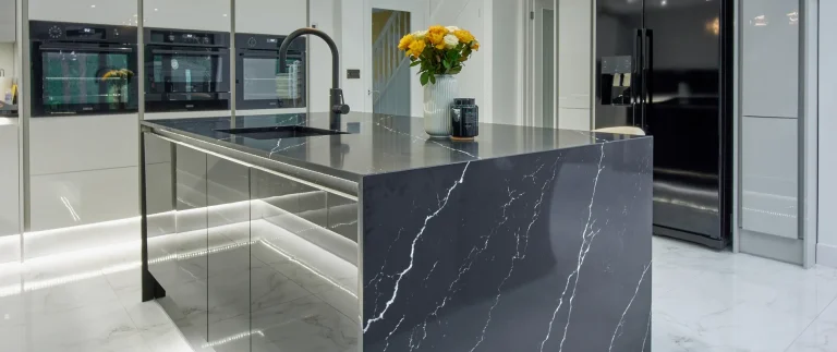worktop in kitchen